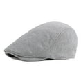 thumbnail image 1 of GILIGEGE Newsboy Hats for Men Cotton Flat Cap Soft Fitted Driving Cabbie Hat Mens Winter Gatsby Vintage Costumes Hats Men Cotton Newsboy Cap Soft Fit Cabbie Hat, 1 of 4
