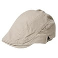 thumbnail image 1 of GILIGEGE Newsboy Hats for Men Flat Irish Cabbie Ivy Gatsby Newsboy Driving Hat Hunting Cap Winter Hat Casul Sun Men/Women Hats Solid Breathable Adjustable Cotton Color Beret Hats Baseball Caps, 1 of 1