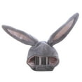 thumbnail image 1 of GILIGEGE Plush Fun Bunny Ears Hood Women Cute Rabbit Costume Hats Christmas Gift Warm Soft and Cozy for Photograph Christmas Easter Party Cosplay Halloween Grey One Size, 1 of 6