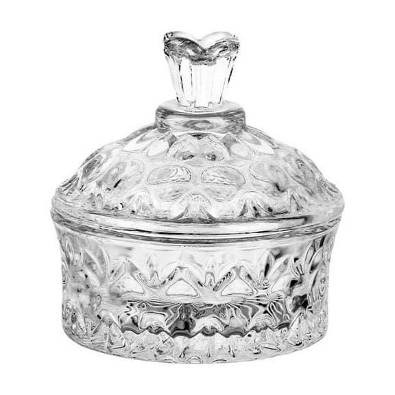 GILIGEGE Reduced Clearance Glass Pumpkin Candy Jar Candy Bowl Pumpkin Jars with Lids Pumpkin Jar with Cover Transparent Glass Candy Dish with Lid for Home Party Wedding Decor