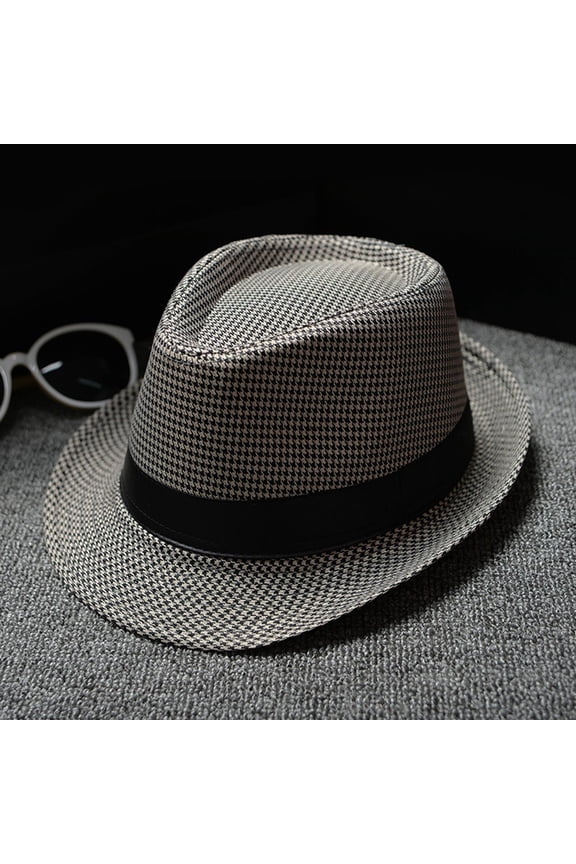 Retro 1920s Jazz Hat for Men & Women, Classic Short Brim Fedora Trilby Cap, Stylish Bowler Hat with Ribbon Band, Soft Felt Construction, Casual Vintage Headwear for Party, Travel Daily Brown