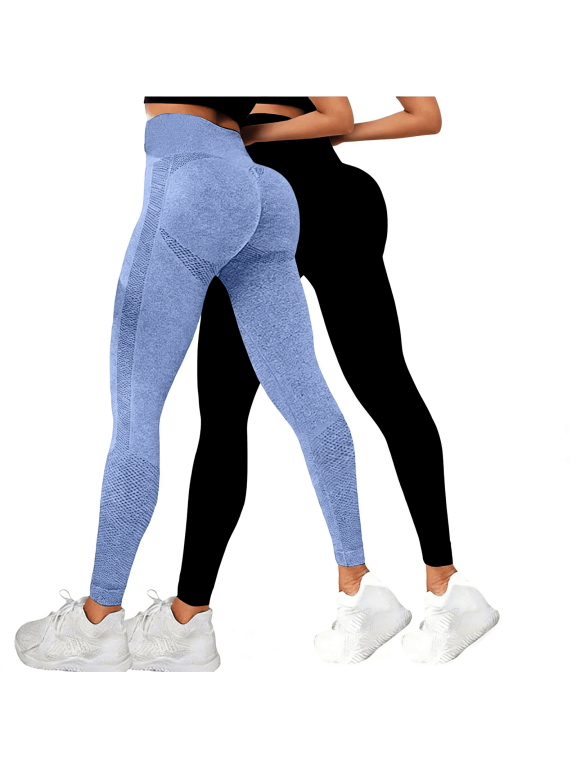 Scrunch Butt Lifting 2 Piece Textured Peach Hip Yoga Leggings Loose Anti Exposure Absorption Permeability Gym Fitness and Casual Wear Thick High Waist Yoga Pant Pull-on Lounge Shorts Brown