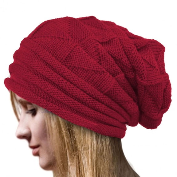 GILIGEGE Slouchy Beanie for Men Women Winter Hats for Guys Cool Beanies Mens Lined Knit Warm Thick Streetwear Beanie Hat Women's Fashionable Warm Knitted Hat Small Woolen Hat Casual Hat