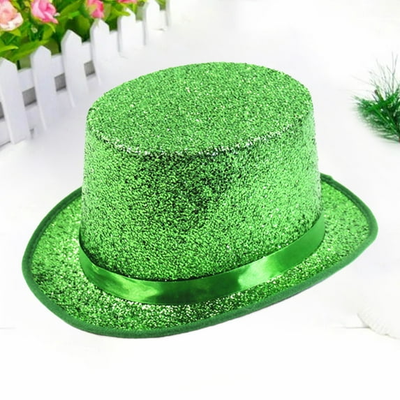 GILIGEGE Top Hats for Men Women Adults,Shiny Magician Hat Tuxedo Hat Victorian Dress Up Christmas Halloween Top Hats Men's Festive Jazz Hat Stage Performance Faced Flat Hat