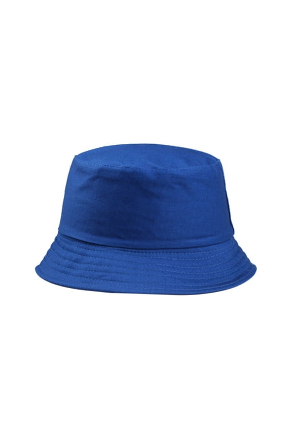 Unisex Athletic Bucket Hat Solid Colors Sun Hat with Uv Protection for Outdoor Sports Packable Summer Hats Cap Outdoors Wild Fisherman Women Fashion Uni Sun Men Hat Caps Blue One Size