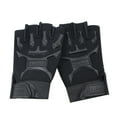 thumbnail image 1 of GILIGEGE Unisex Half Finger Gloves,Breathable Non-Slip Sport Mittens,Adjustable Comfort Fingerless Gloves,Hand Protection Design,for Cycling, Workout and Outdoor Activities,Practical Gloves Black, 1 of 6