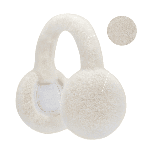 GILIGEGE Winter Outdoor Earmuffs for Women Men Unisex Earmuffs Ear Warmers Headband Winter Accessories Ear Warmers Muffs Headband for Men Women Ski Running Cycling Fuzzy Earmuffs Faux Ear Warmer
