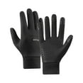 thumbnail image 1 of GILIGEGE Winter Thermal Touch Screen Gloves for Men Cold Weather Windproof Waterproof Anti-Slip Warm Liners Cycling Running Sporting Driving Outdoor Touch Fingers Protective Hand Warm Gear Black, 1 of 9