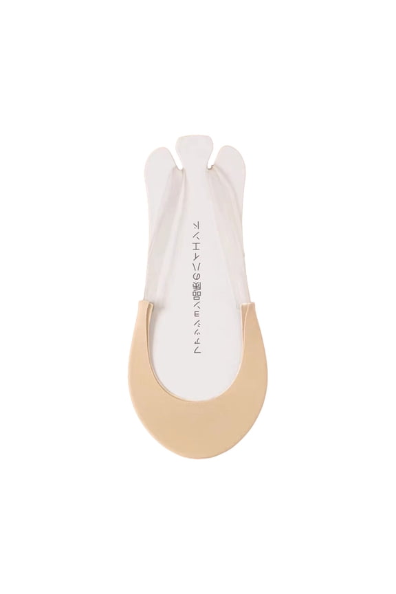 Women Low Cut No Show Socks, Invisible Slingback Half Toe Topper Liners, Built-in Non-Slip Grip Straps, Breathable Hidden Foot Socks, Anti-Slip Liner Socks, Foot Covers for High Heels A
