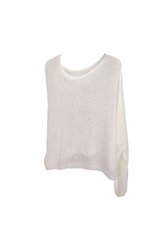 Women Sheer Poncho Top Shrug Pullover Knit Bolero Sweater Lightweight See Through Shawl Y2K Sheer Crochet Mesh Wrap Capelet,Off Shoulder Shawl Cover Up Beachwear for Beach Clothing Beige