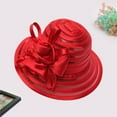thumbnail image 1 of GILIGEGE Women's Church Hats Fascinators Hat for Women Church Tea Party Headband Summer Wedding Cocktail Hat Wide Brim Derby Fascinator Hat for Church, Weddings Spring Summer Mesh Sunshade Hat Flower, 1 of 3