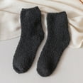 thumbnail image 1 of GILIGEGE Women's Cozy Fluffy Fuzzy Socks Plush Home Slipper Socks Warm Soft Winter Sleeping Socks for Men Women Christmas Gifts Home with Thicker Solid Socks Warmer Colors for Women Coral and Socks I, 1 of 2