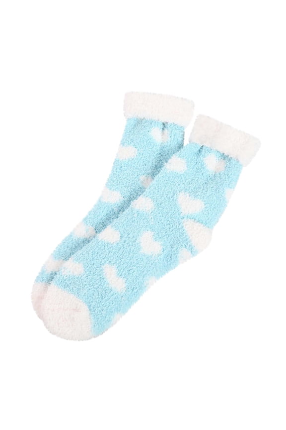 Womens Fuzzy Socks Comfy Socks Slipper Socks Plush Socks Valentine'S Day Socks Cabin Socks Soft Fuzzy Socks Casual Cozy Home Socks House Socks for Women Cozy Microfiber Warm Sock