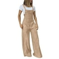 thumbnail image 1 of GILIGEGE Womens Overalls Casual Loose Jumpsuit Wide Leg Pants Sleeveless Bib Overalls Baggy Pants Overalls for Women Womens Rompers for Summer Overalls Fashionable Suspender Long Jumpsuit Pocket, 1 of 5