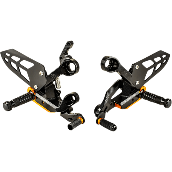 GILLES TOOLING Adjustable Rearset - Black - KTM VCR38GT2-KT04