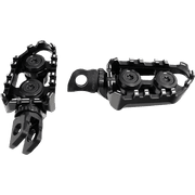 GILLES TOOLING Tech-X Enduro Footpeg - Driver - Black RGK-300-UF35-SET-B