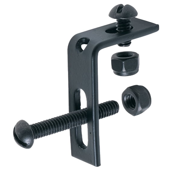 GILPIN PRODUCTS LLC 438 Railing Fittings, Black, 4-Pk. - Quantity 25