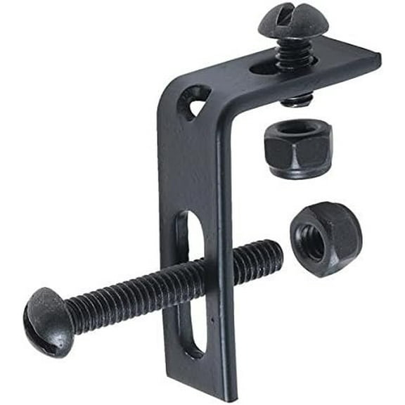 GILPIN PRODUCTS LLC 438 Railing Fittings, Black, 4-Pk. - Quantity 25