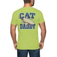 thumbnail image 1 of GIMMEDAT Cat Fishing Mens Shirt Cat Daddy Graphic Short Sleeve T-Shirt Dad Gift (3X-Large) Kiwi Green, 1 of 4