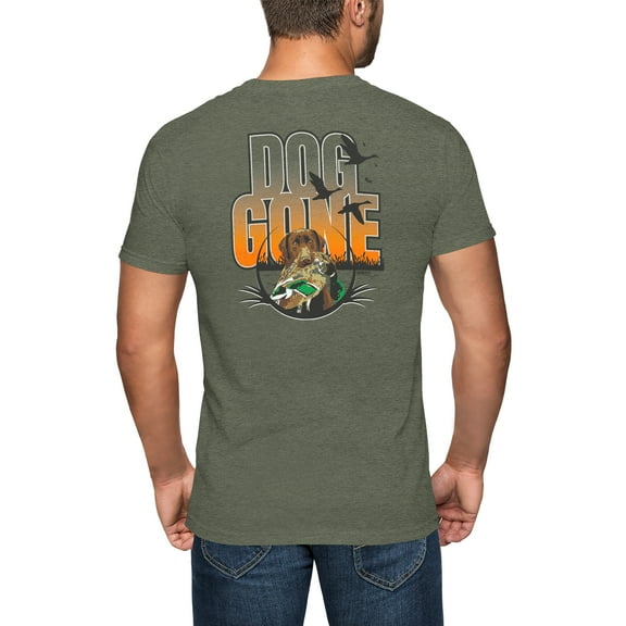 GIMMEDAT Dog Gone Short Sleeve Duck Hunting Men Women Tshirt Gift