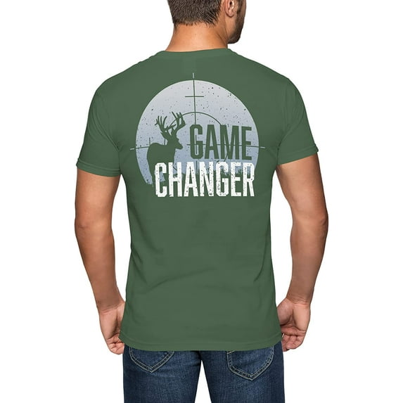 GIMMEDAT Game Changer Short Sleeve T-Shirt Deer Hunting Mens Women Dad Gift (X-Large)
