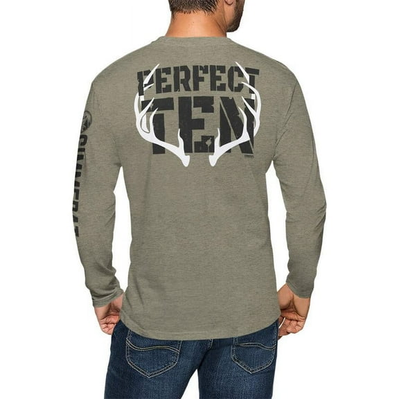 GIMMEDAT Perfect Ten Long Sleeve Deer Hunting Shirt Gift Men Women Dad