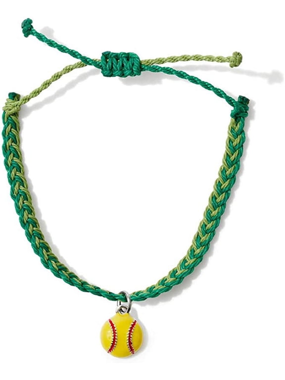 GIMMEDAT Softball Bracelet 100% Waterproof Adjustable Woven Friendship Jewelry Gift