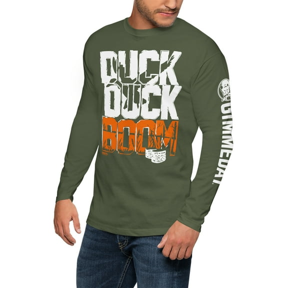GIMMEDAT The Original Duck Duck Boom 2 Long Sleeve Hunting Shirt Gift