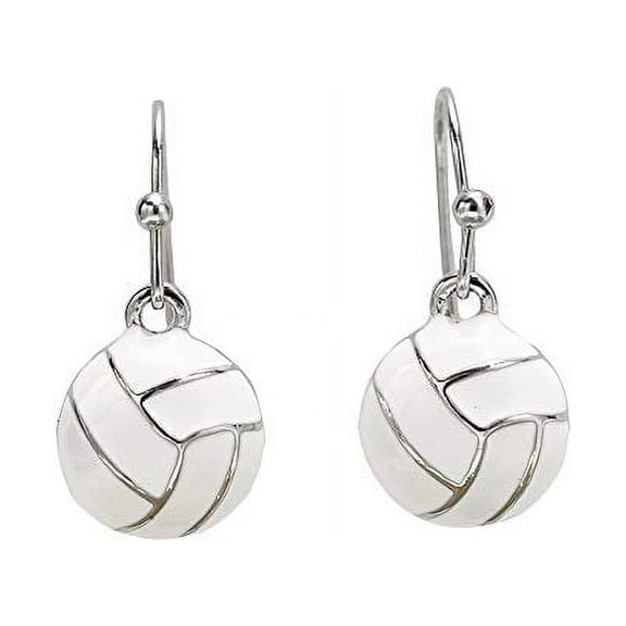 GIMMEDAT Volleyball Enamel Dangle Earrings Jewelry