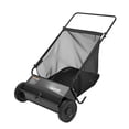thumbnail image 1 of GIMMYFIVE 26-Inch Heavy Duty Push Lawn Sweeper, 7 Cu. ft. Leaf & Grass Collector, 4 Brushes, Steel, 1 of 7
