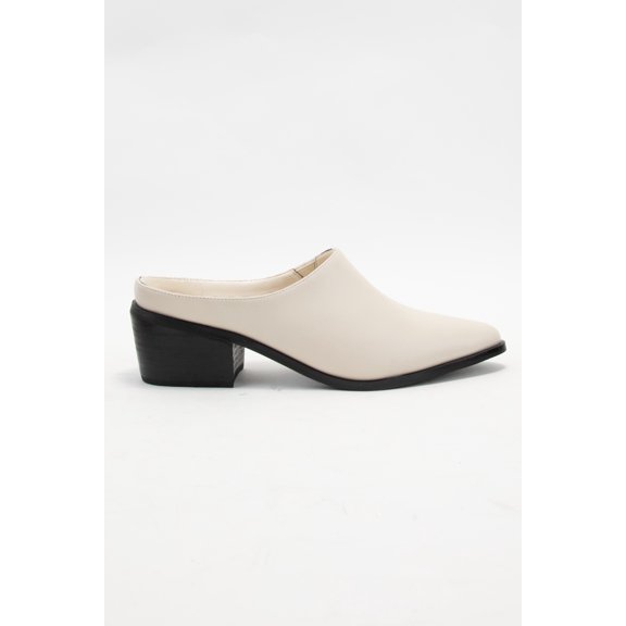 GINA, POINTED-TOE SLIP ON MULE