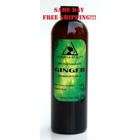 GINGER ESSENTIAL OIL AROMATHERAPY 100% PURE NATURAL 12 OZ