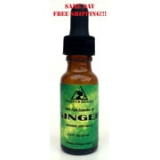 GINGER ESSENTIAL OIL AROMATHERAPY 100% PURE NATURAL GLASS DROPPER 0.5 OZ, 15 ml