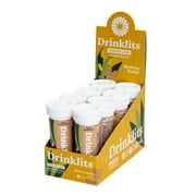 GINGER-LIME Electrolyte Tablets for Daily Hydration 8 Tubes, 80 Servings