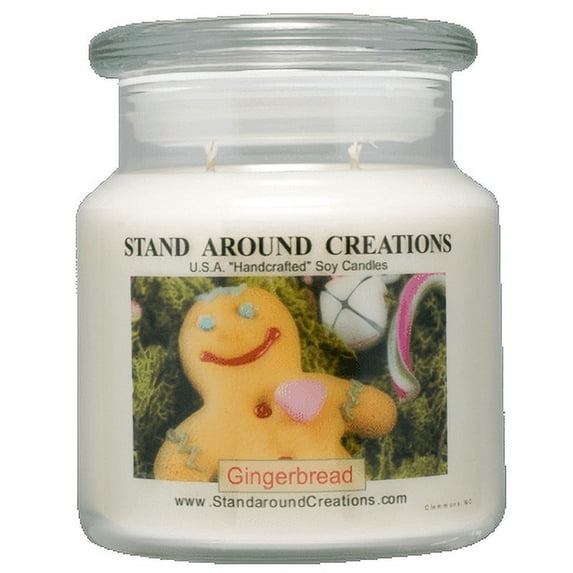 GINGERBREAD APOTHECARY 16-OZ. ALL NATURAL SOY CANDLE