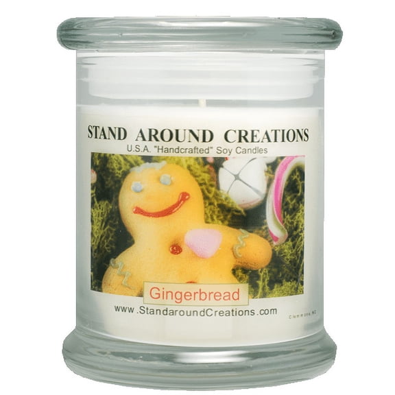 GINGERBREAD STATUS 12-OZ. ALL NATURAL SOY CANDLE