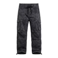 thumbnail image 1 of GINGTTO Men's Cargo Camo Pants, Baggy Flex Wide Leg Fashion Y2K Streetwear Drawstring Stretch, 1 of 8