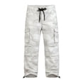 thumbnail image 1 of GINGTTO Men's Cargo Camo Pants, Baggy Flex Wide Leg Fashion Y2K Streetwear Drawstring Stretch, 1 of 8