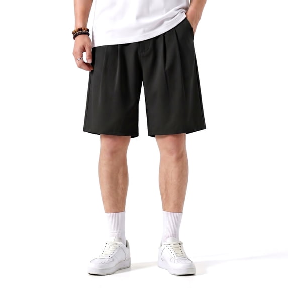 GINGTTO Men's Casual Golf Shorts, Lightweight Quick Dry Stretch Shorts With Pockets, For Summer Outdoor Business Daily Wear