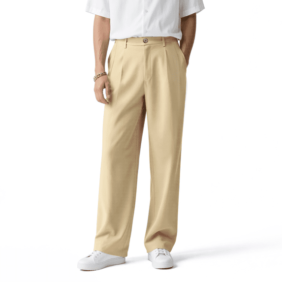 GINGTTO Men's Dress Pants Loose Fit Slacks for Men
