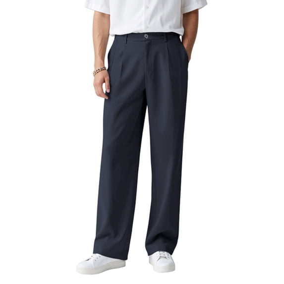 GINGTTO Men's Dress Pants Loose Fit Slacks for Men