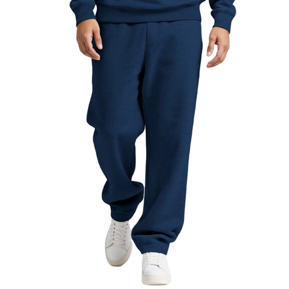 GINGTTO Men's Fleece Sweatpants, Casual Athletic Jogger Pants with Drawstring, Soft Comfortable Lounge Pants for Workout Gym Running Daily Wear, S-3XL Big & Tall Sizes