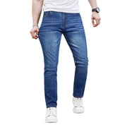 GINGTTO Men's Lightweight Stretch Slim Fit Jeans Comfort Flexible Casual Denim Pants