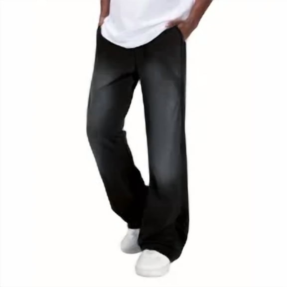 GINGTTO Men's Relaxed Fit Casual Jeans - Soft Comfort Stretch Denim for Everyday Wear