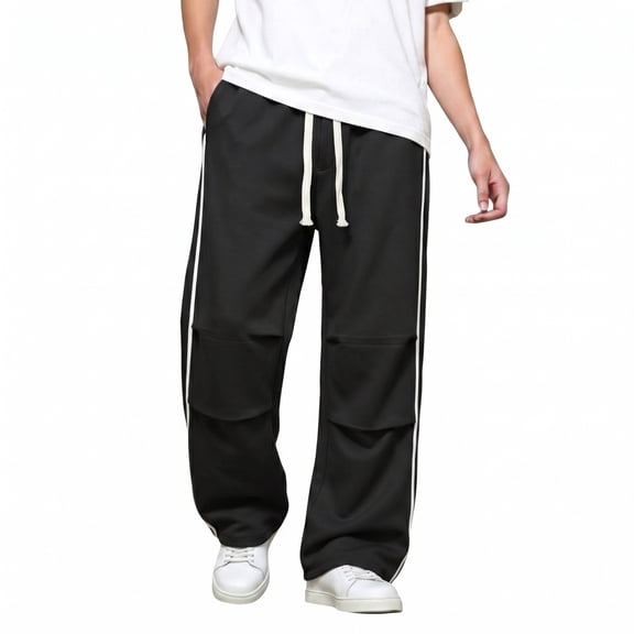 GINGTTO Men's Sweat Pants, Boy's Athletic Pants,Loose Fit, Size S-3XL