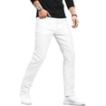 thumbnail image 1 of GINGTTO Mens Elastic Lightweight Denim Jeans Comfort Flex Slim Fit Trousers for Everyday, 1 of 6