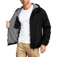 thumbnail image 1 of GINGTTO Men's Winter Softshell Fleece Lined Reversible Bomber Jacket with Detachable HoodGINGTTO Mens Winter Jacket Softshell Fleece Lind with Detatchable Hood，Reversible Bomber Windbreaker for Men, 1 of 7