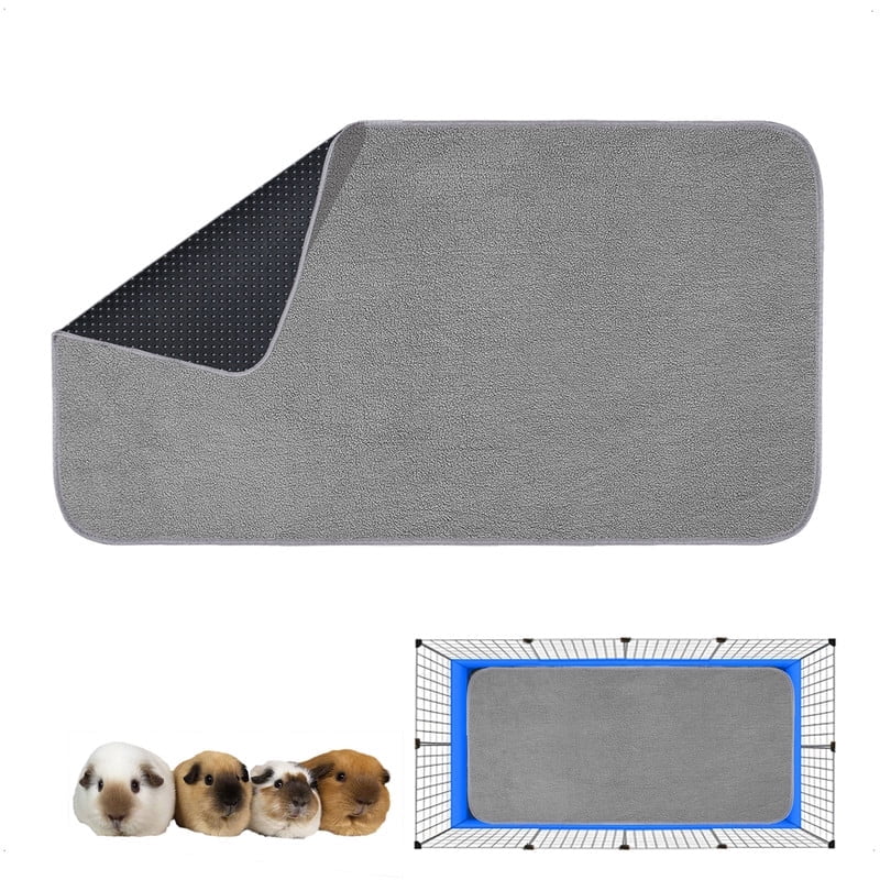 Picture of GINIDEAR Guinea Pig Cage Liner, Washable Reusable Leakproof Fleece ...