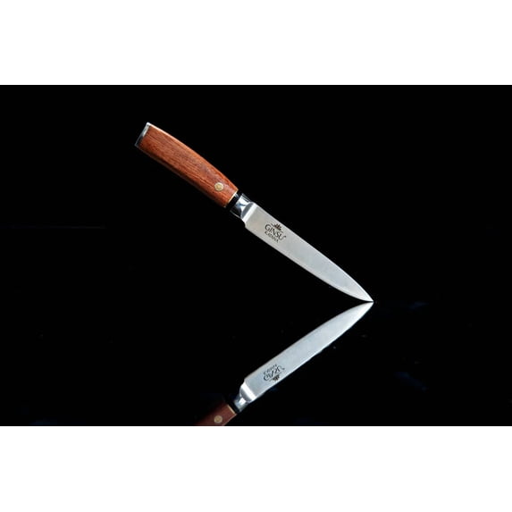 GINSU KATANA Japanese Ultra Sharp Stainless Steel Utility Knife, 5 Inch