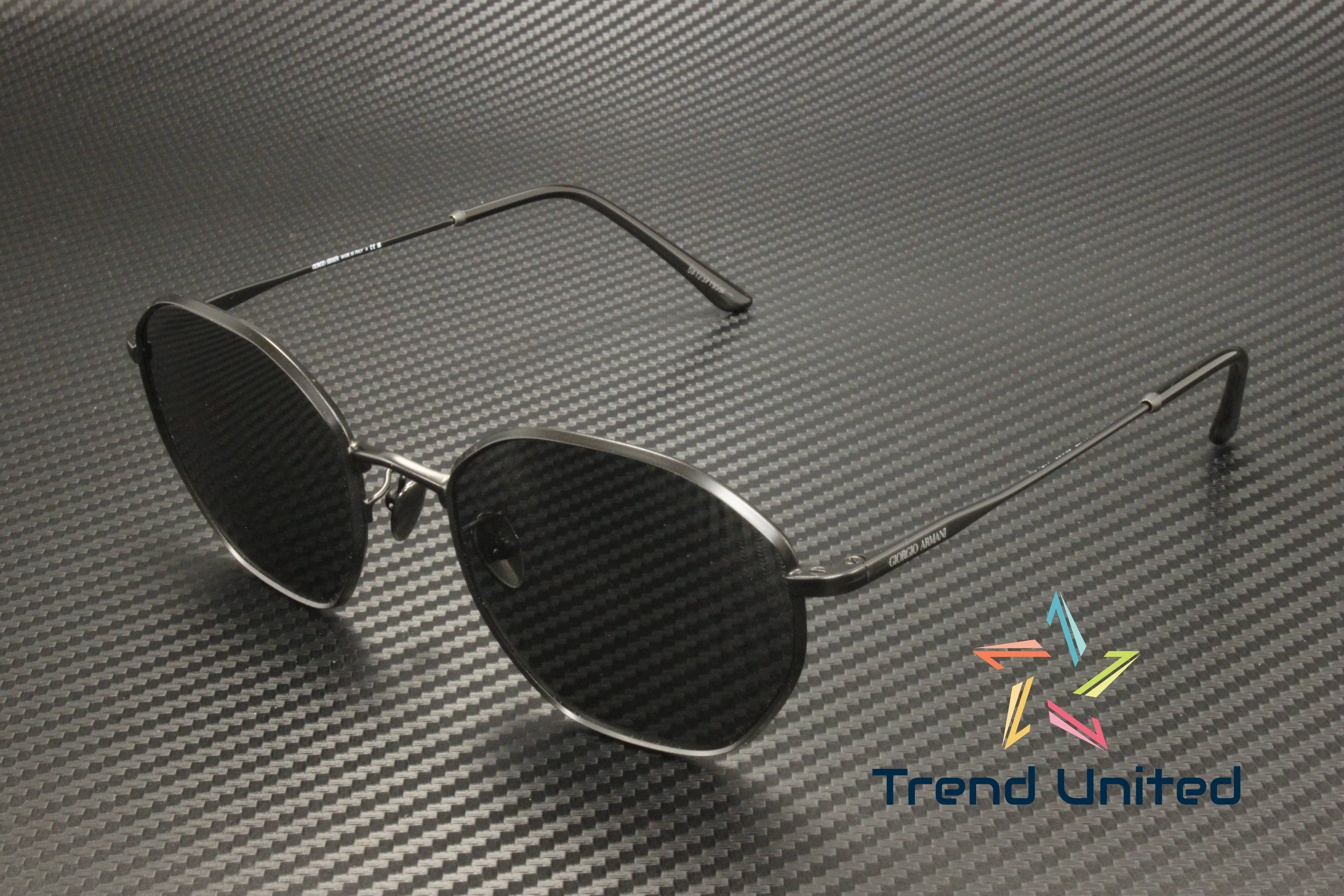 GIORGIO ARMANI AR6150 300187 Matte Black Dark Grey 53 mm Men's Sunglasses